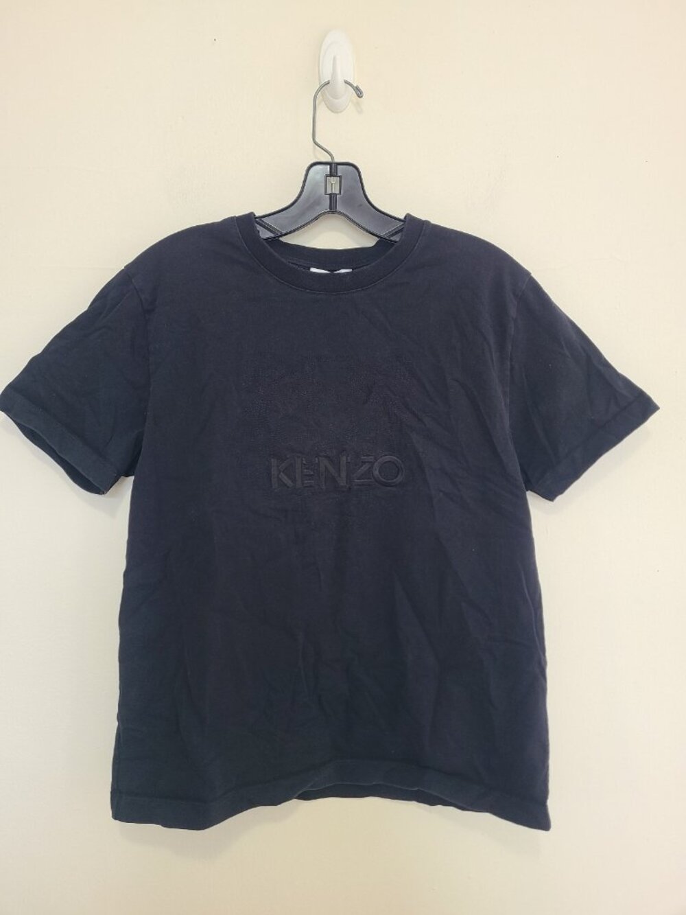 Kenzo Women's T shirt Black Embroidered size M